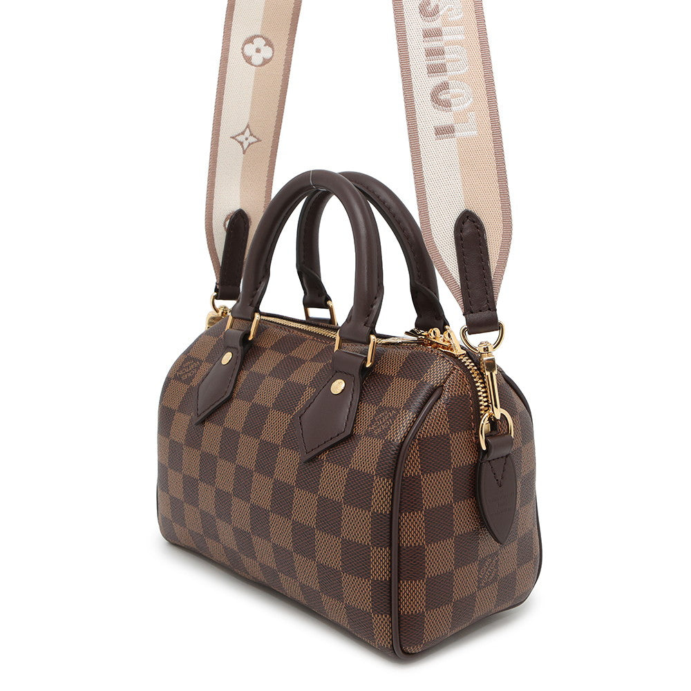 Louis Vuitton Speedy Bandouliere RedN40489 Ebene Canvas Damier Handbag