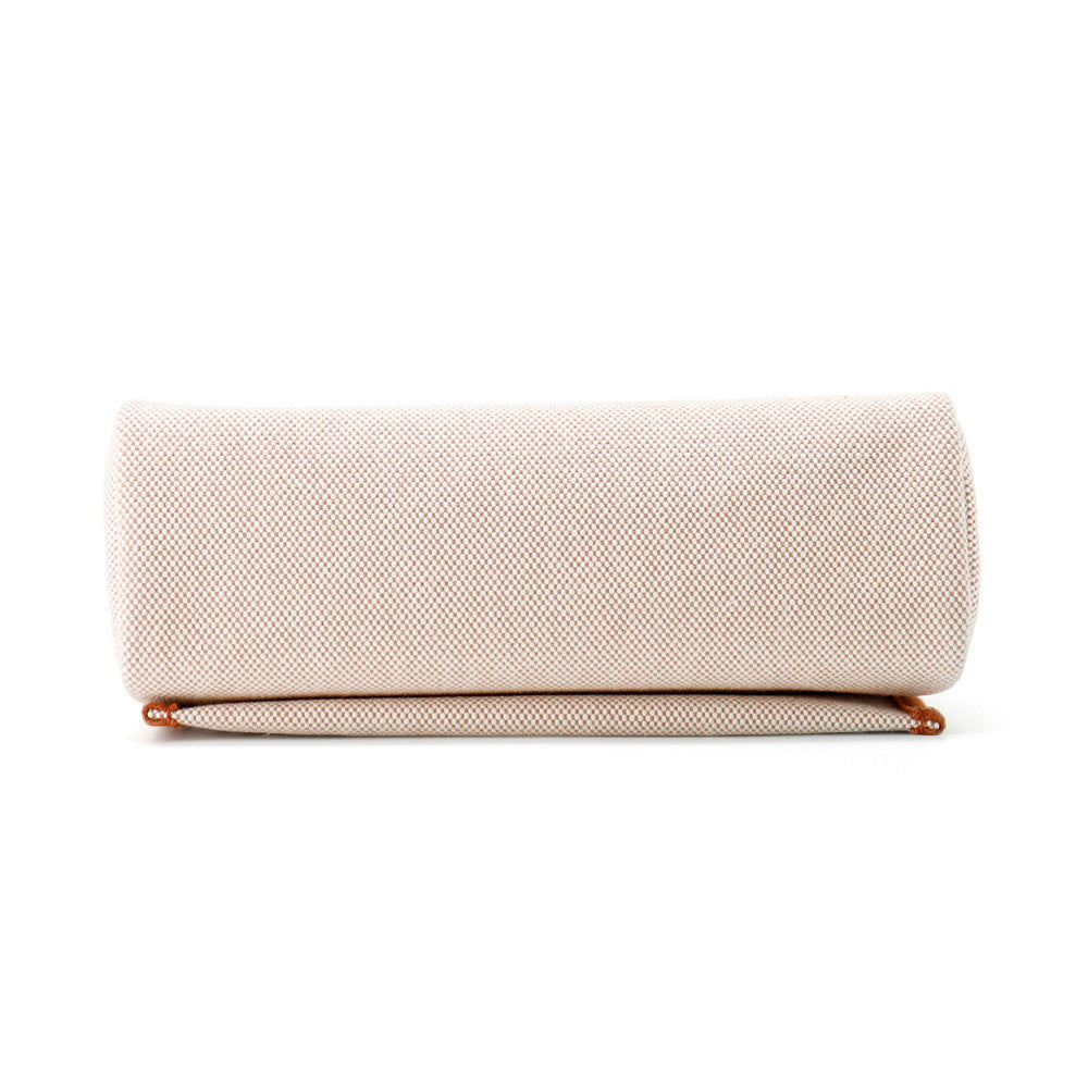 Herbag Zip Fauve Toile Military Vache Hunter Leather Mini Travel Bag