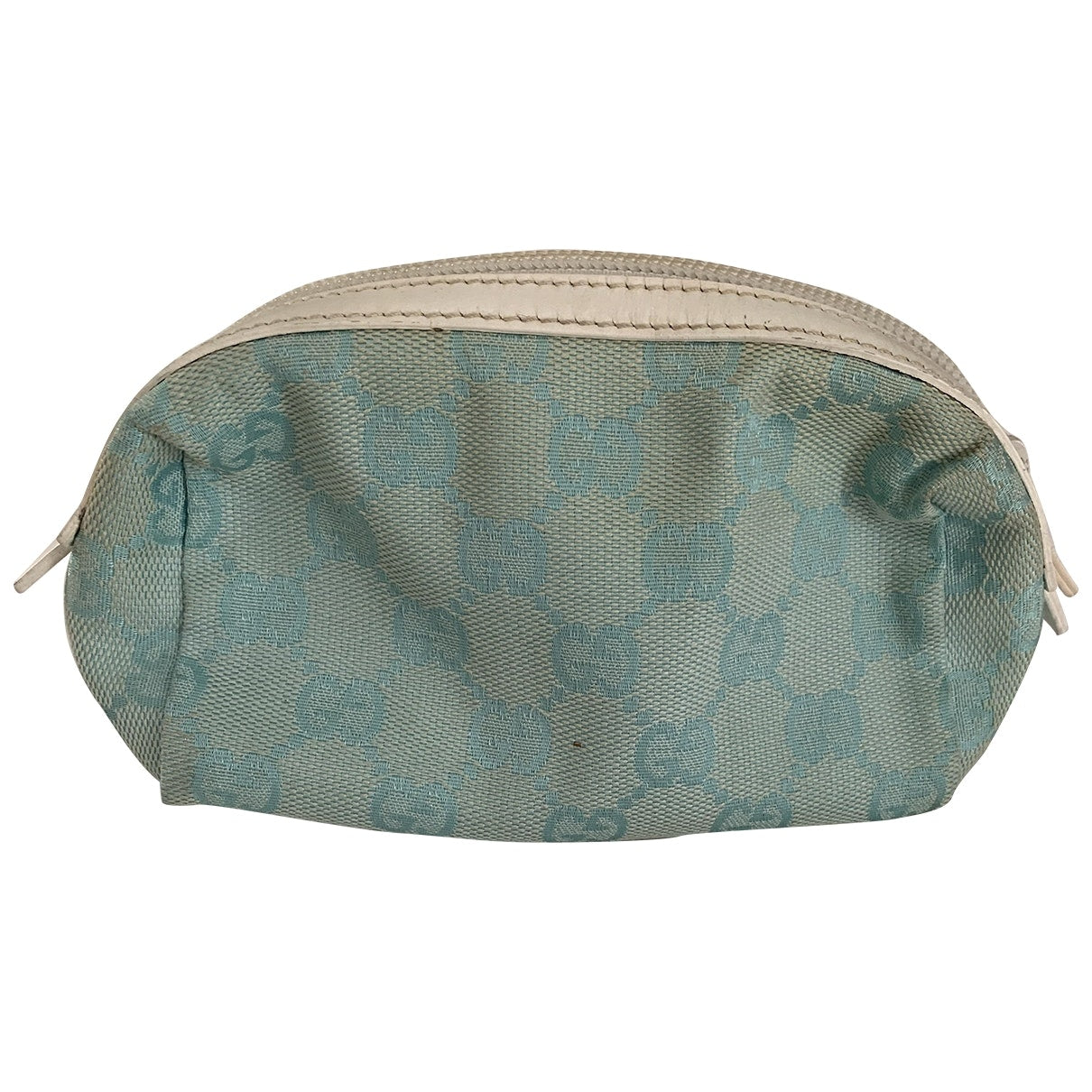 Gucci blue cloth travel bag