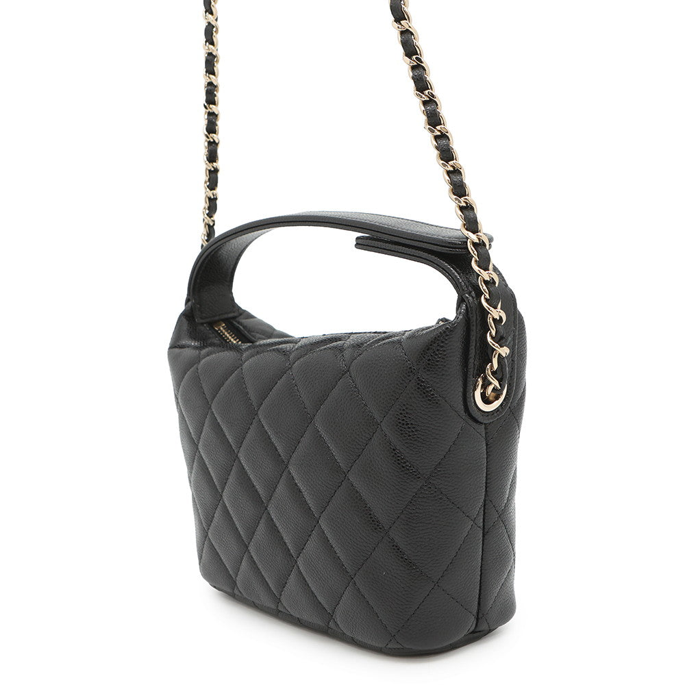 Chanel Hobo ChainShoulder BlackAP4386 Caviar Leather Shoulder Bag