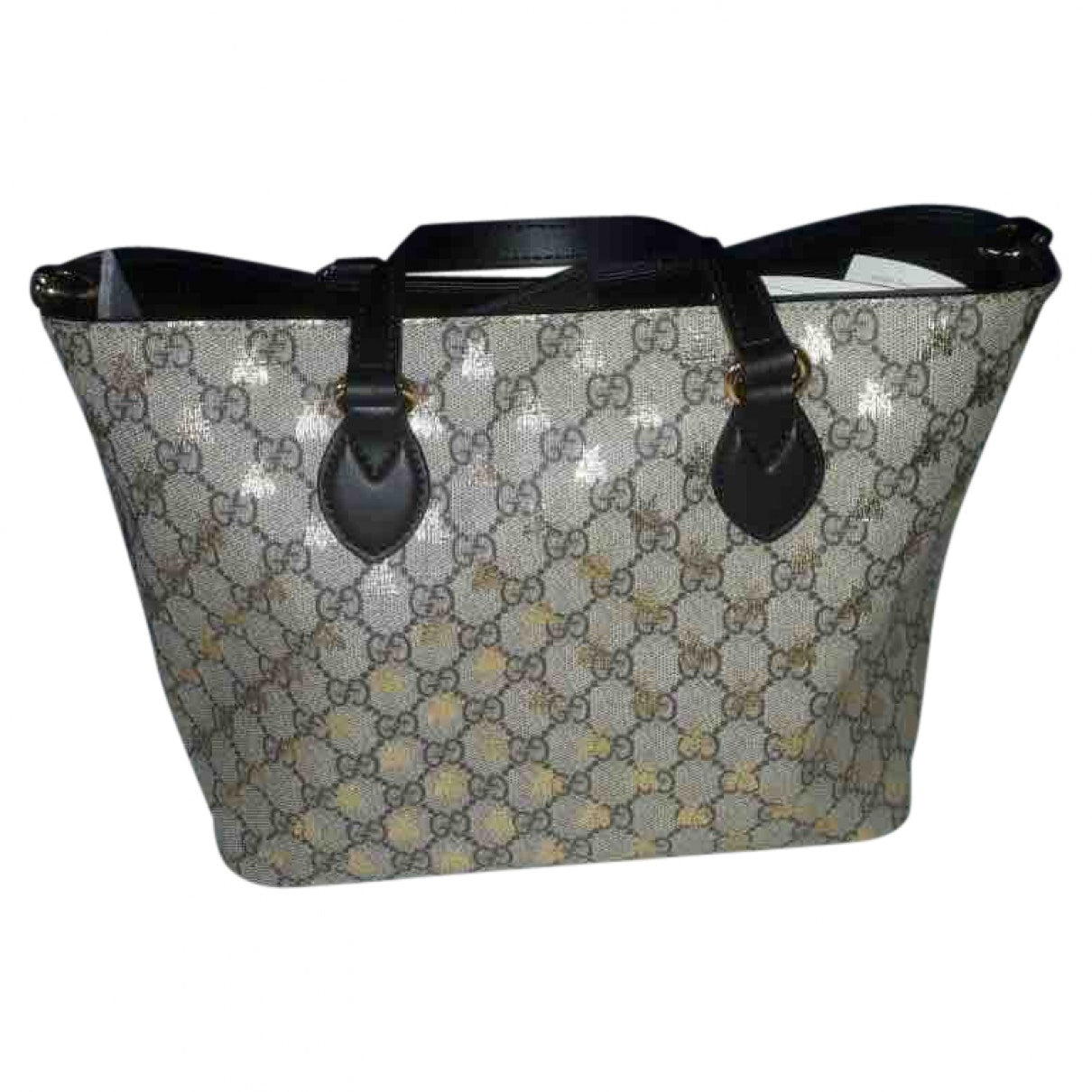 Gucci beige cloth handbag