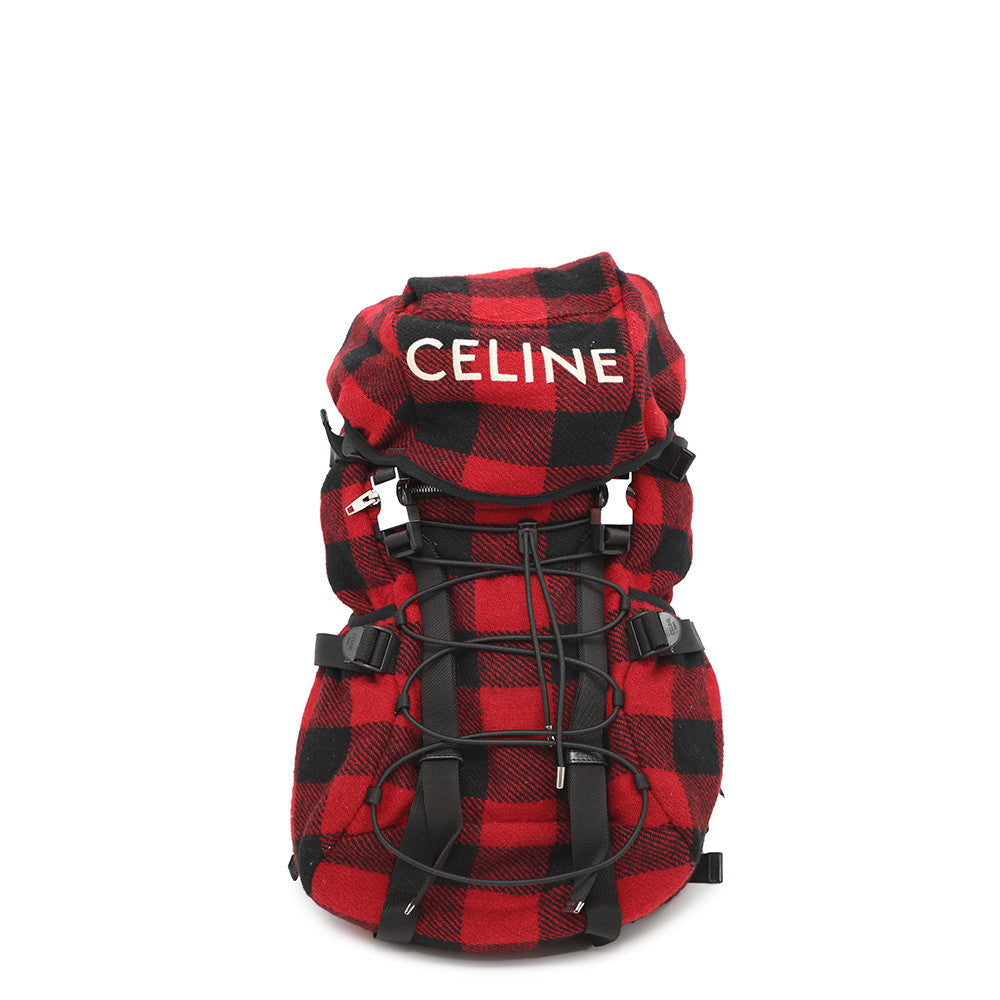 Homme By Hedi Slimane Tracking Backpack Handbag Canvas Black