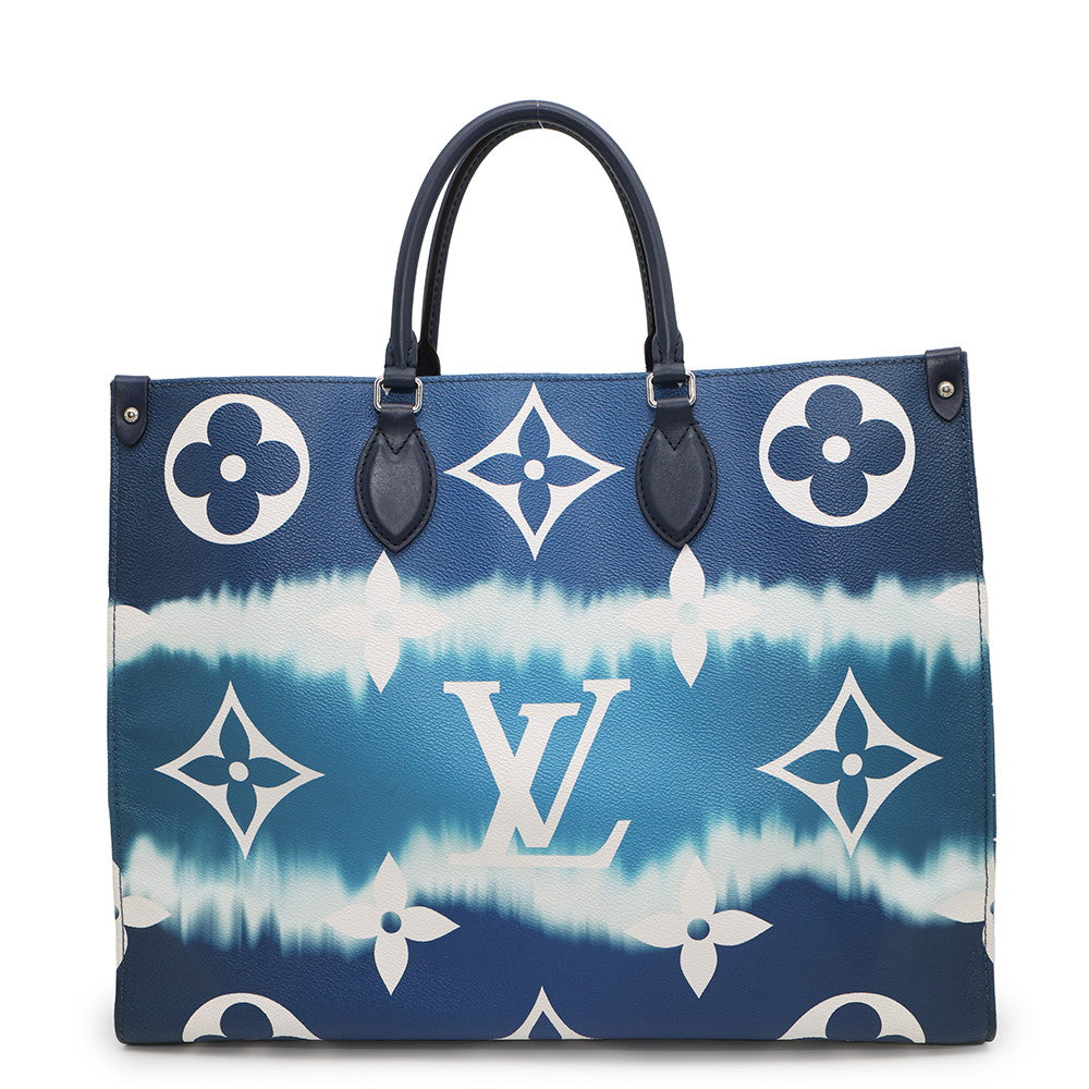 Louis Vuitton Onthego BlueM45120 Escale Monogram Handbag