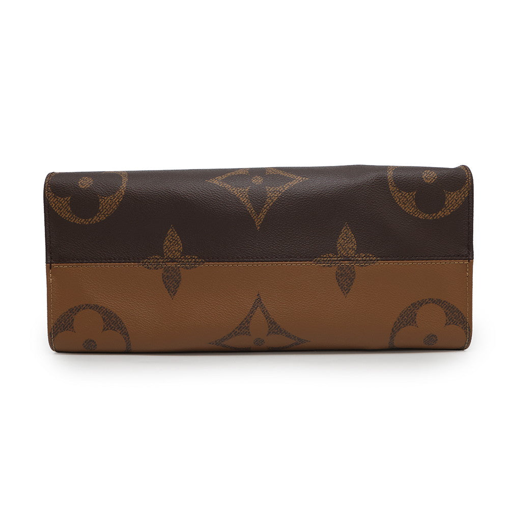 Louis Vuitton Onthego RedM45321 Reverse Giant Monogram Canvas Handbag 3