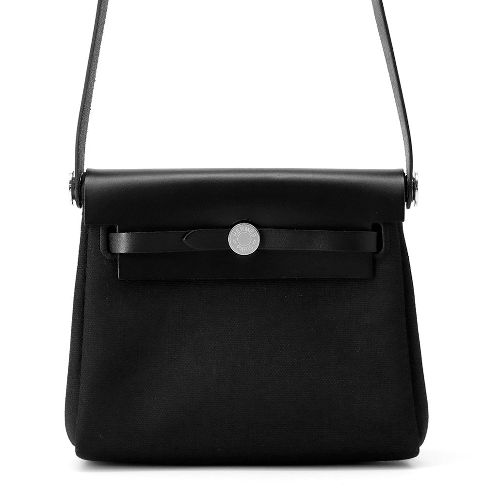 Herbag Zip Toile H Viking Vache Hunter Leather Black Travel Bag
