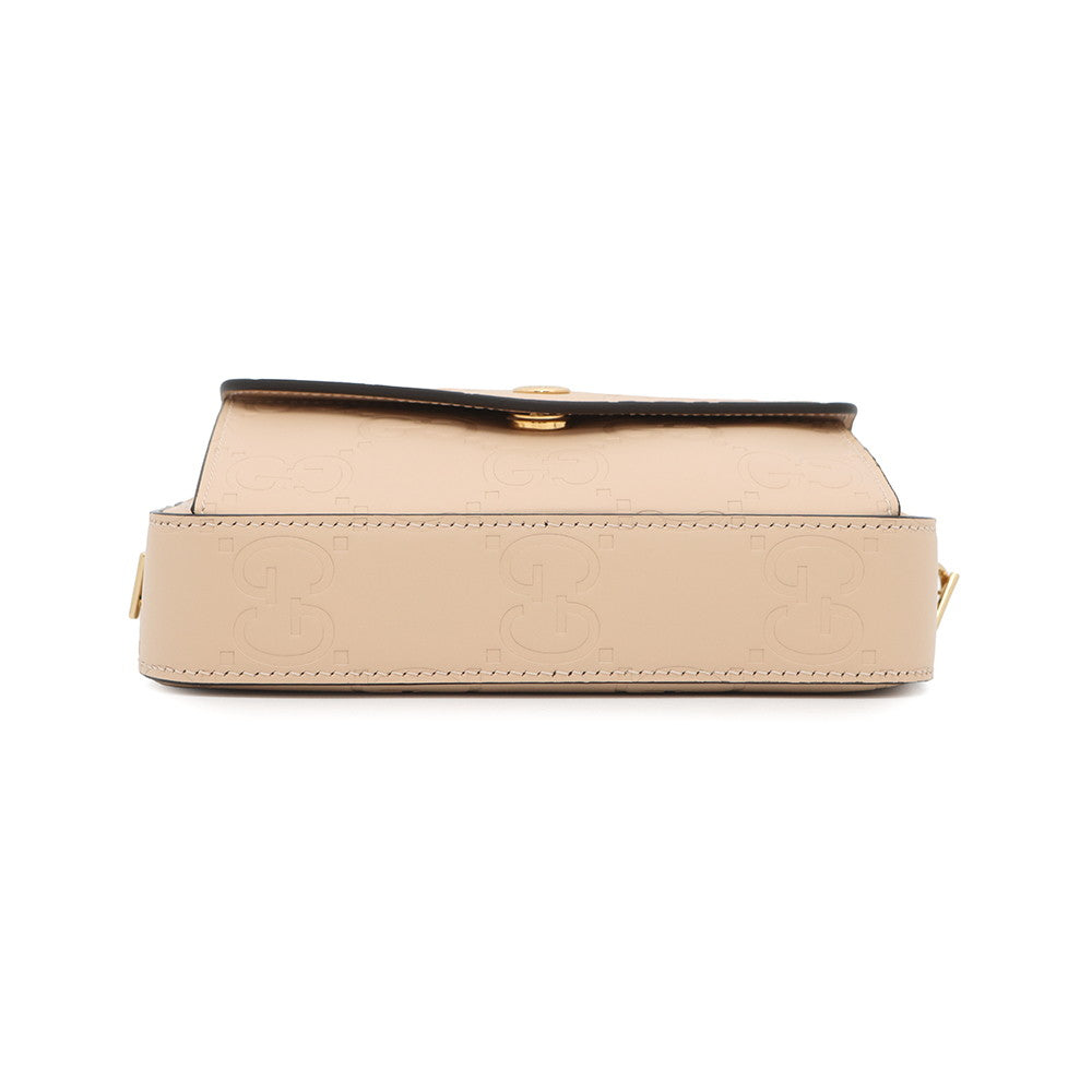 Gucci Super Chainshoulder Beige781554 Shoulder Bag Leather