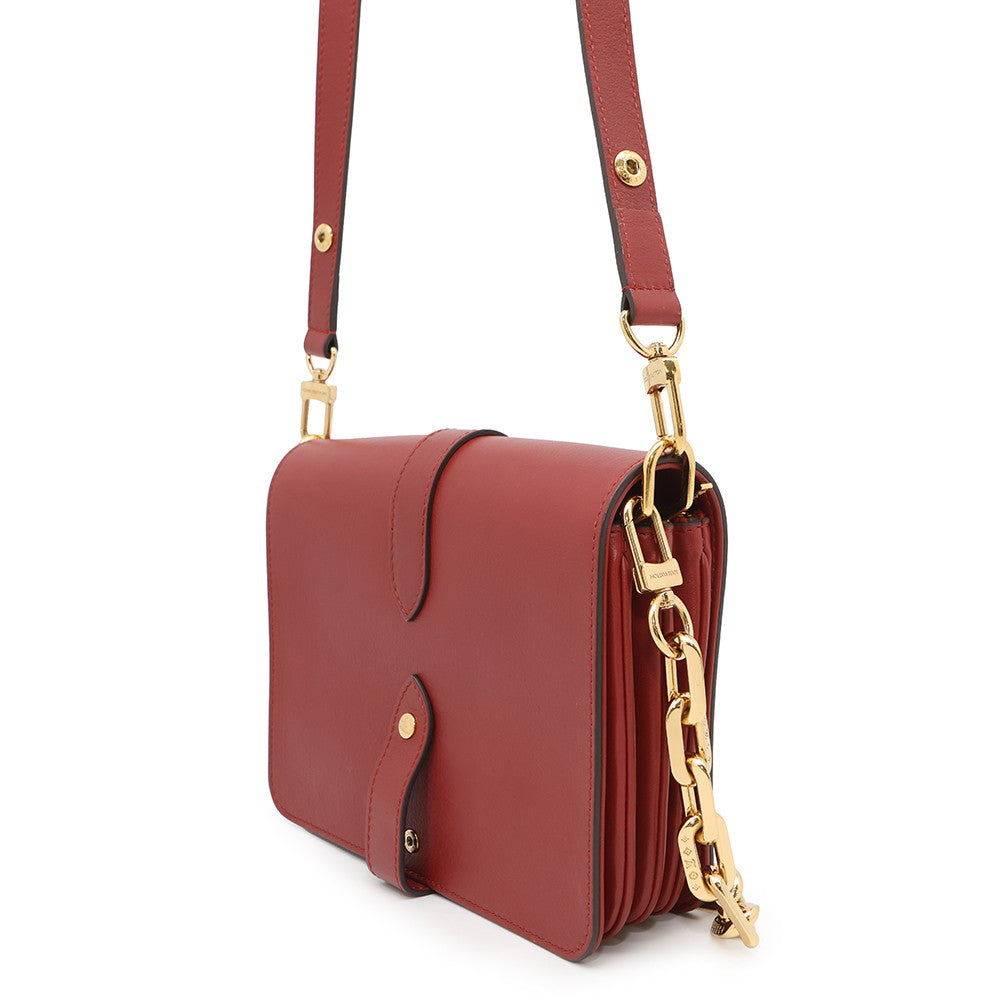 Louis Vuitton Rendezvous RedM57744 Leather Handbag