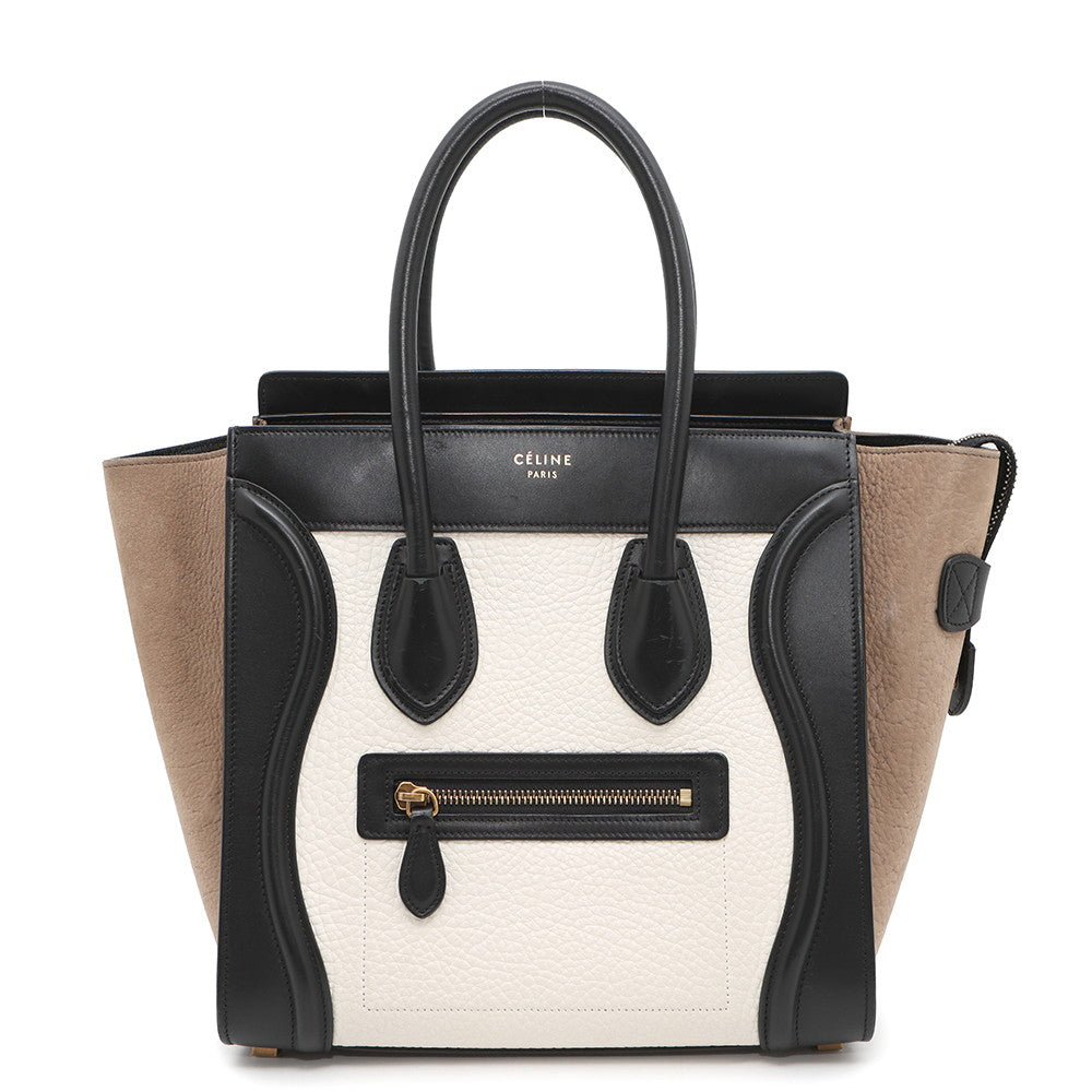 Luggage Shopper Gray Size Micro Handbag Leather Black Travel Bag