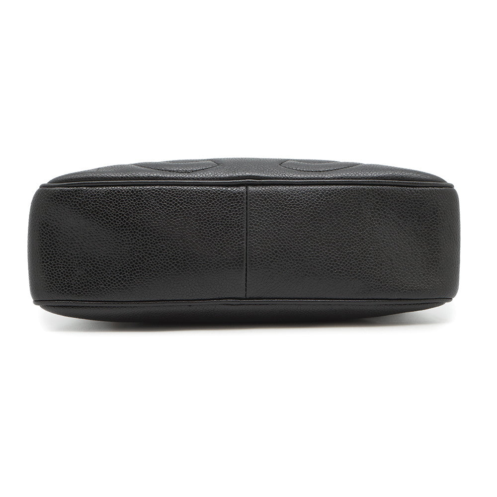Chanel Triple Coco One Belt Caviar Black Leather