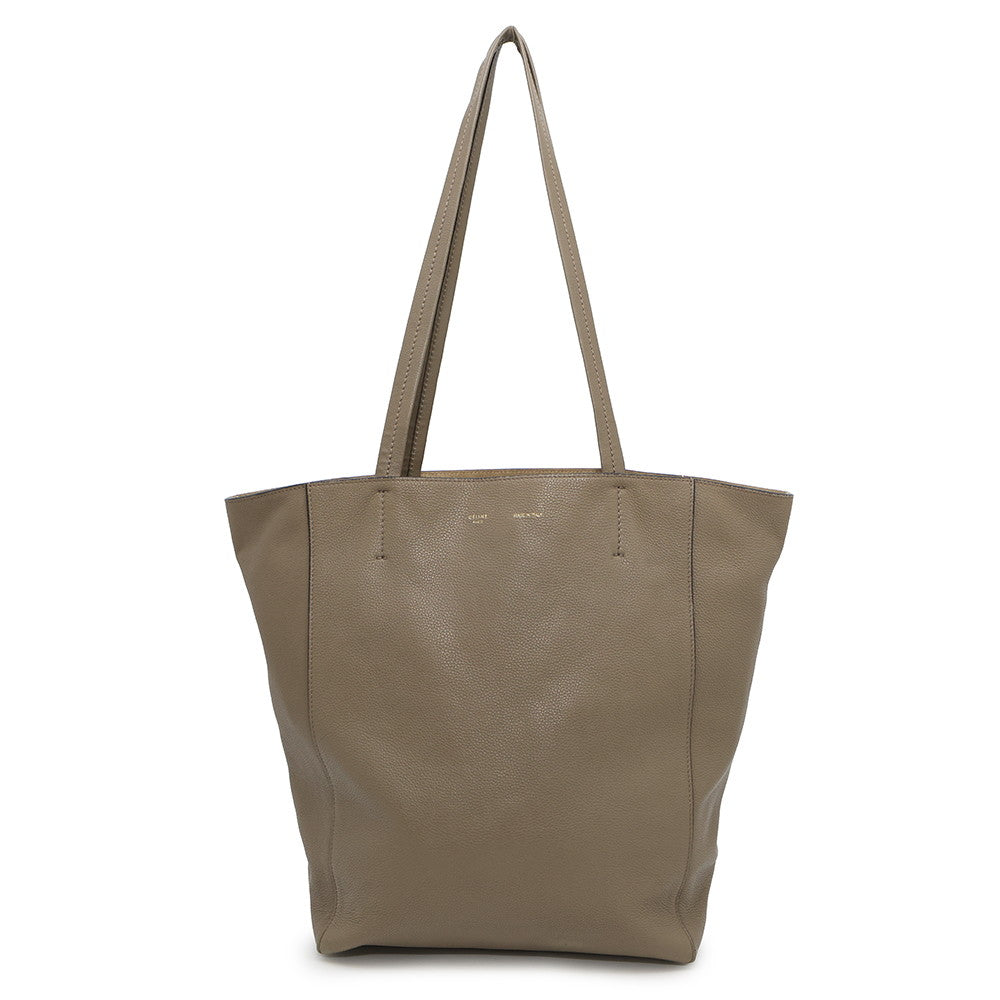 Cabas Phantom Tote Bag Greige Leather