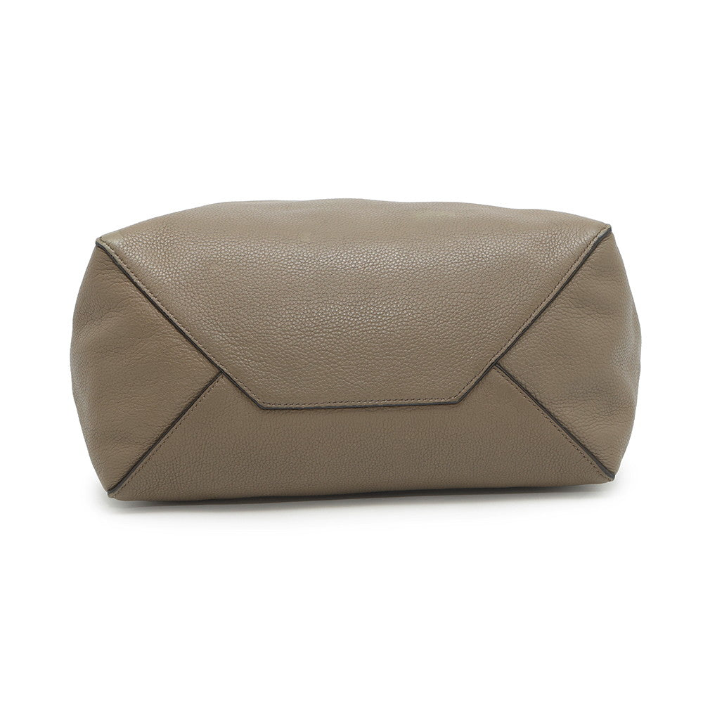 Cabas Phantom Tote Bag Greige Leather