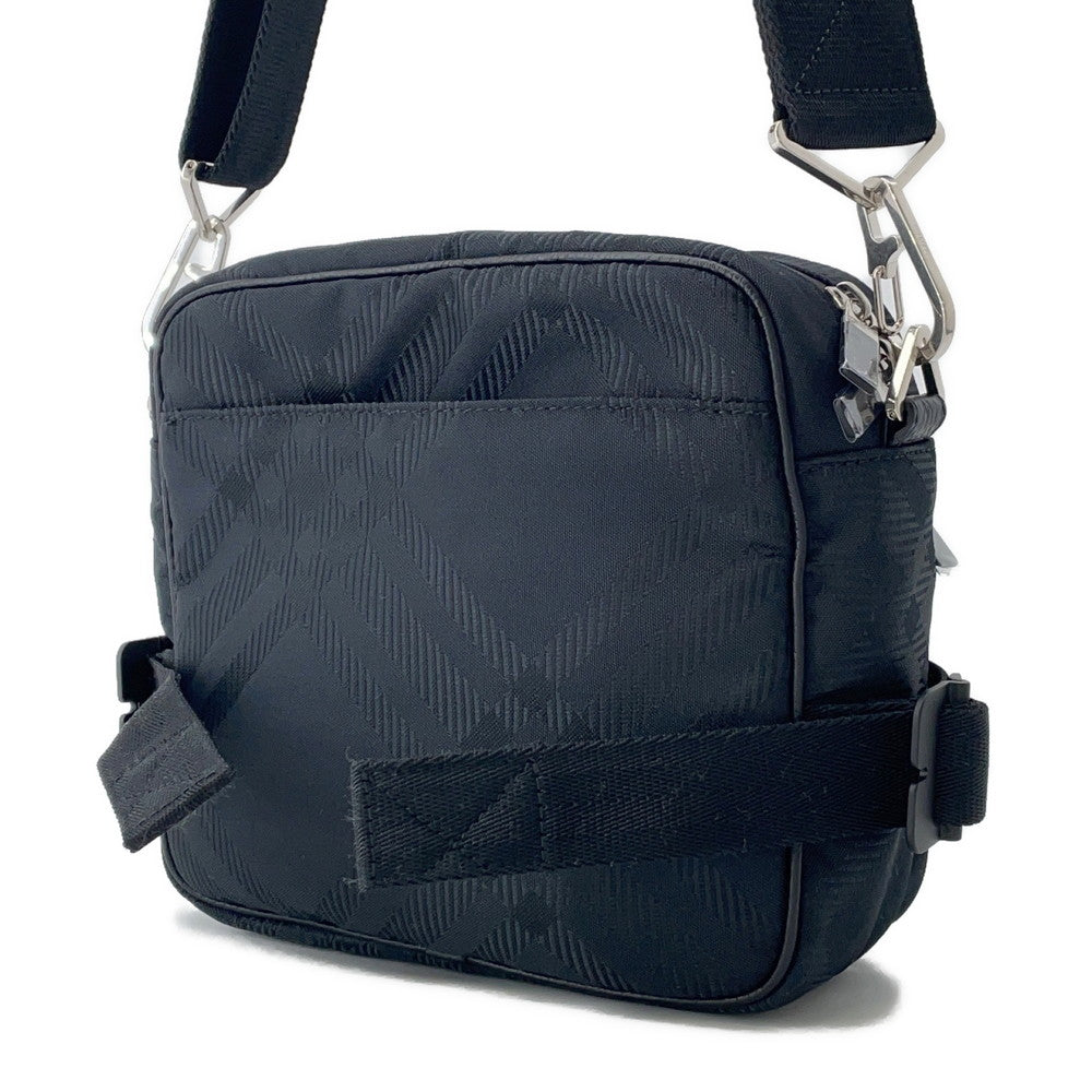 Burberry Cross Body Bag Black80853801 Leather Nylon Crossbody Bag