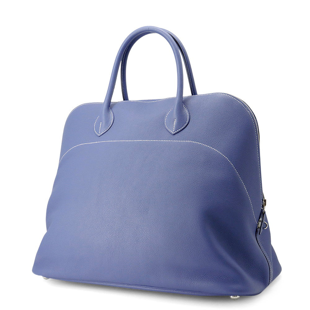 Bolide Relax Brighton Taurillon Nobillo Size Handbag Blue Travel Bag
