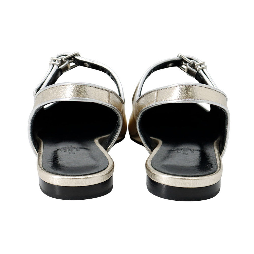 Ballet Flats Cleo Platinum Gris Argenth Z Shoes