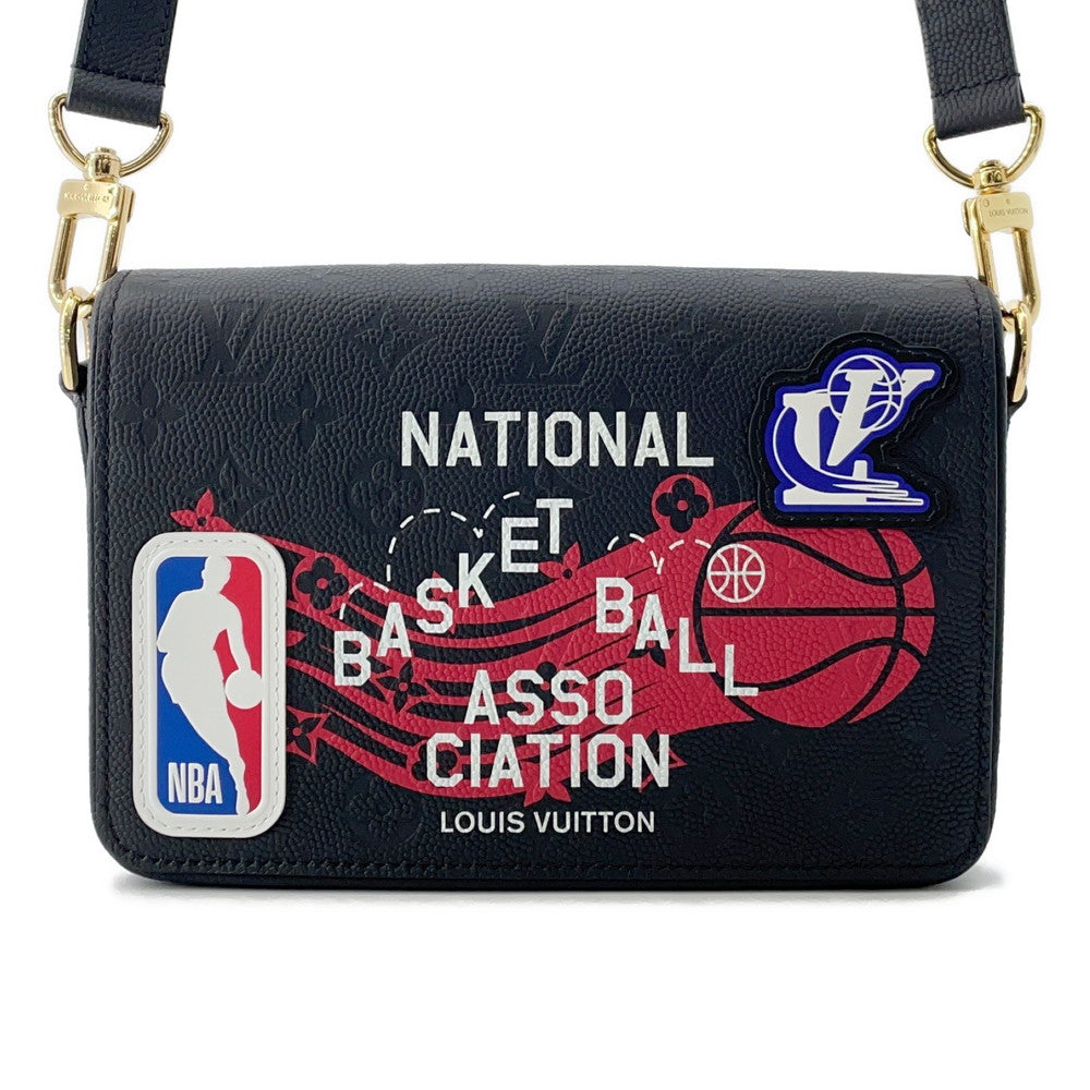 Louis Vuitton Studio messenger NoirM58498 CowhideLeather NBACollaboration Monogram Empreinte Crossbody Bag