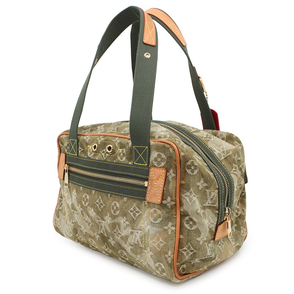 Louis Vuitton Jasmin LichenM95772 Monogrammed Denim Handbag