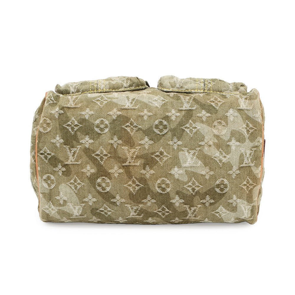 Louis Vuitton Jasmin LichenM95772 Monogrammed Denim Handbag