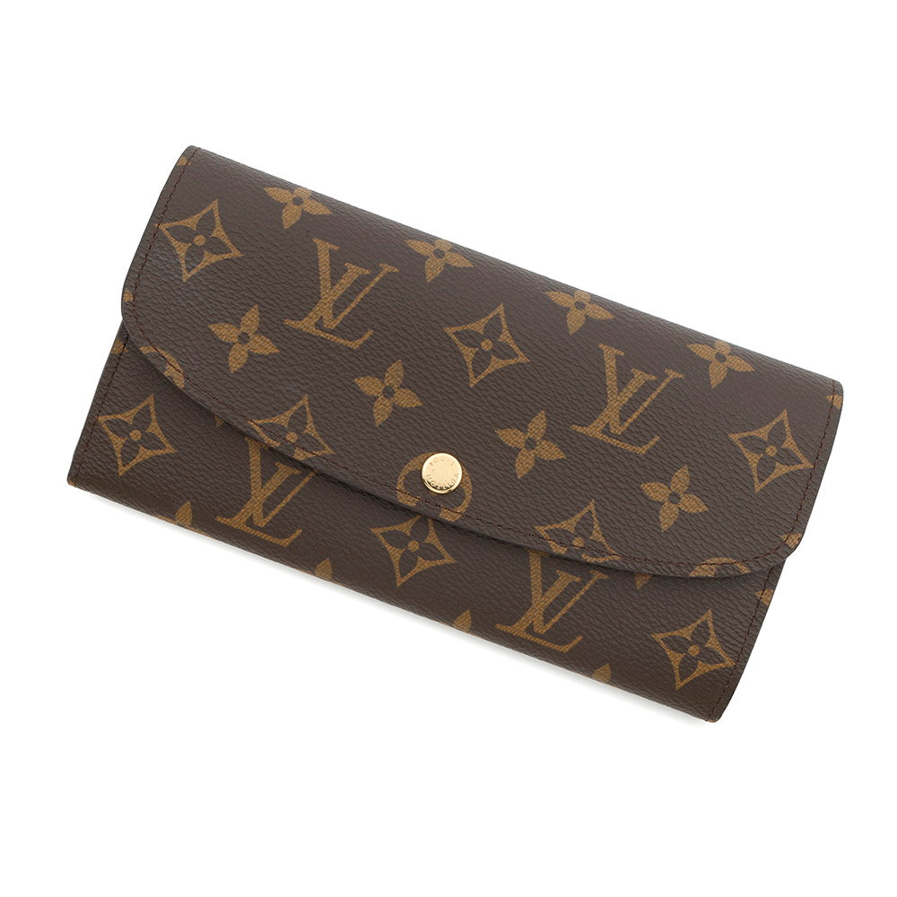 Louis Vuitton Portefeuille Emilie FuchsiaM60697 Monogram Handbag