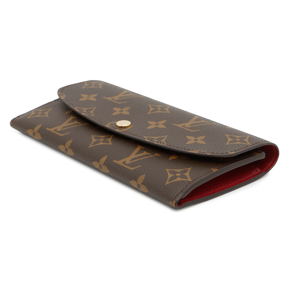 Louis Vuitton Portefeuille Emilie FuchsiaM60697 Monogram Handbag