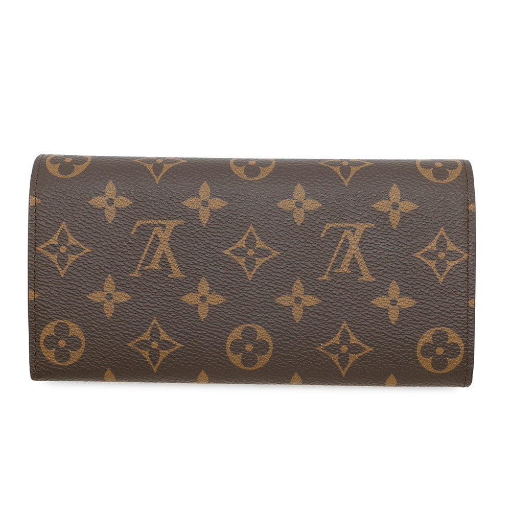 Louis Vuitton Portefeuille Emilie FuchsiaM60697 Monogram Handbag