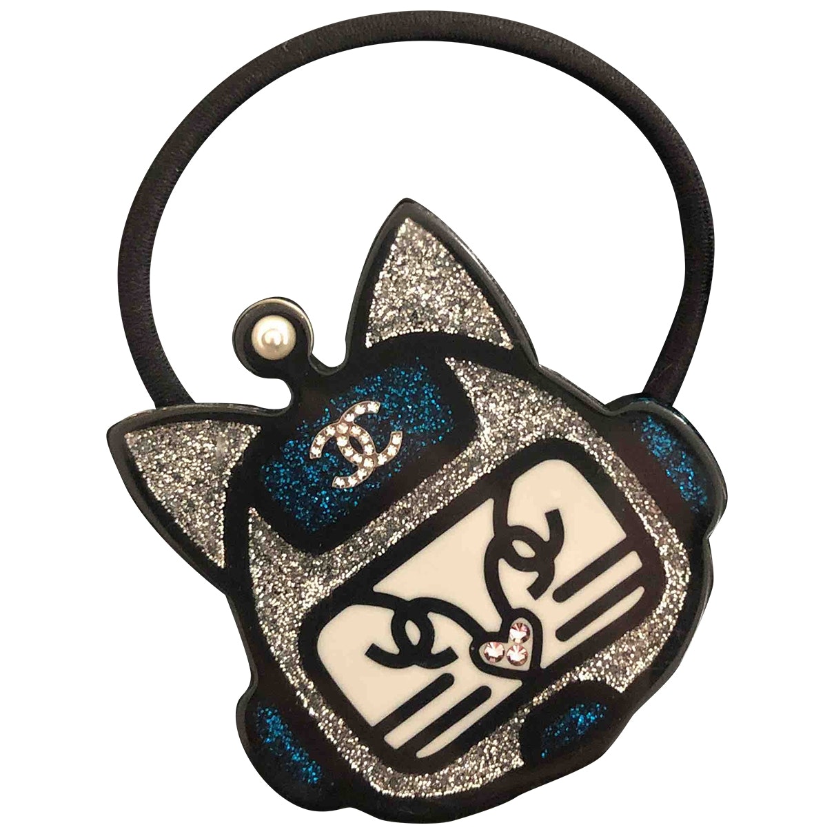 Chanel Chanel Blue Plastic Hair Jewelry