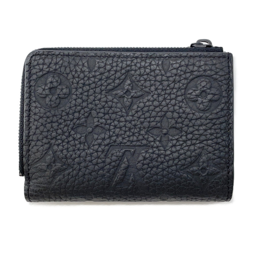 Louis Vuitton Portefeuille Pilot NoirM82556 Taurillon ・Pattern Monogram Leather Handbag