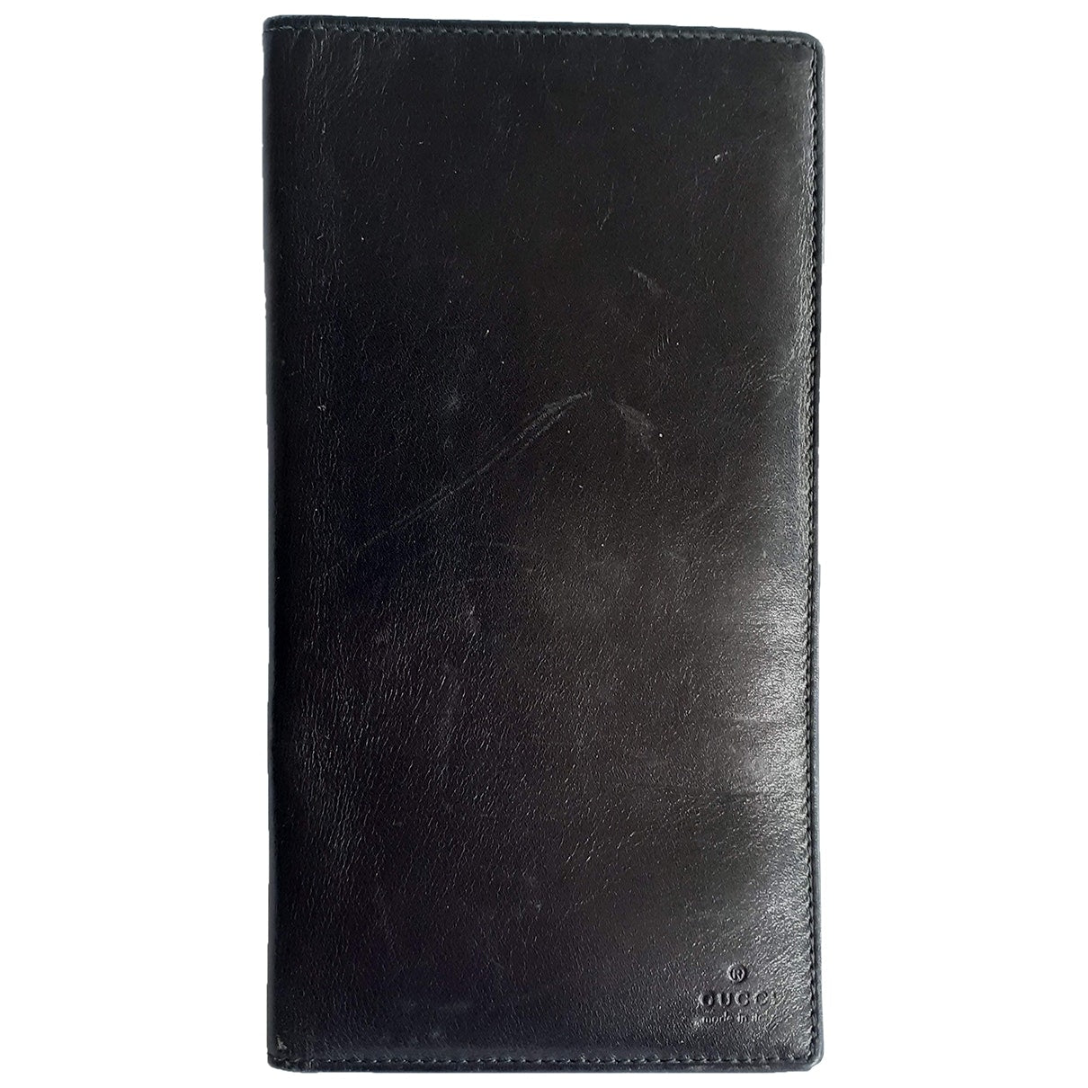 Gucci black leather case
