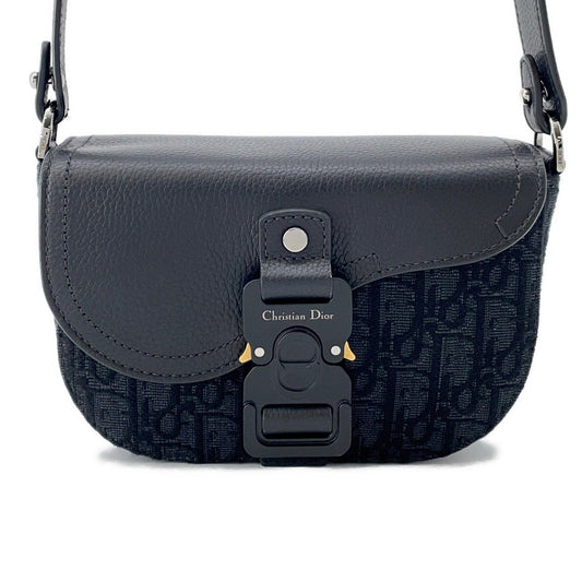 Dior Saddle Flap Messenger Bag Adca Yks Size Leather Canvas Travel Bag
