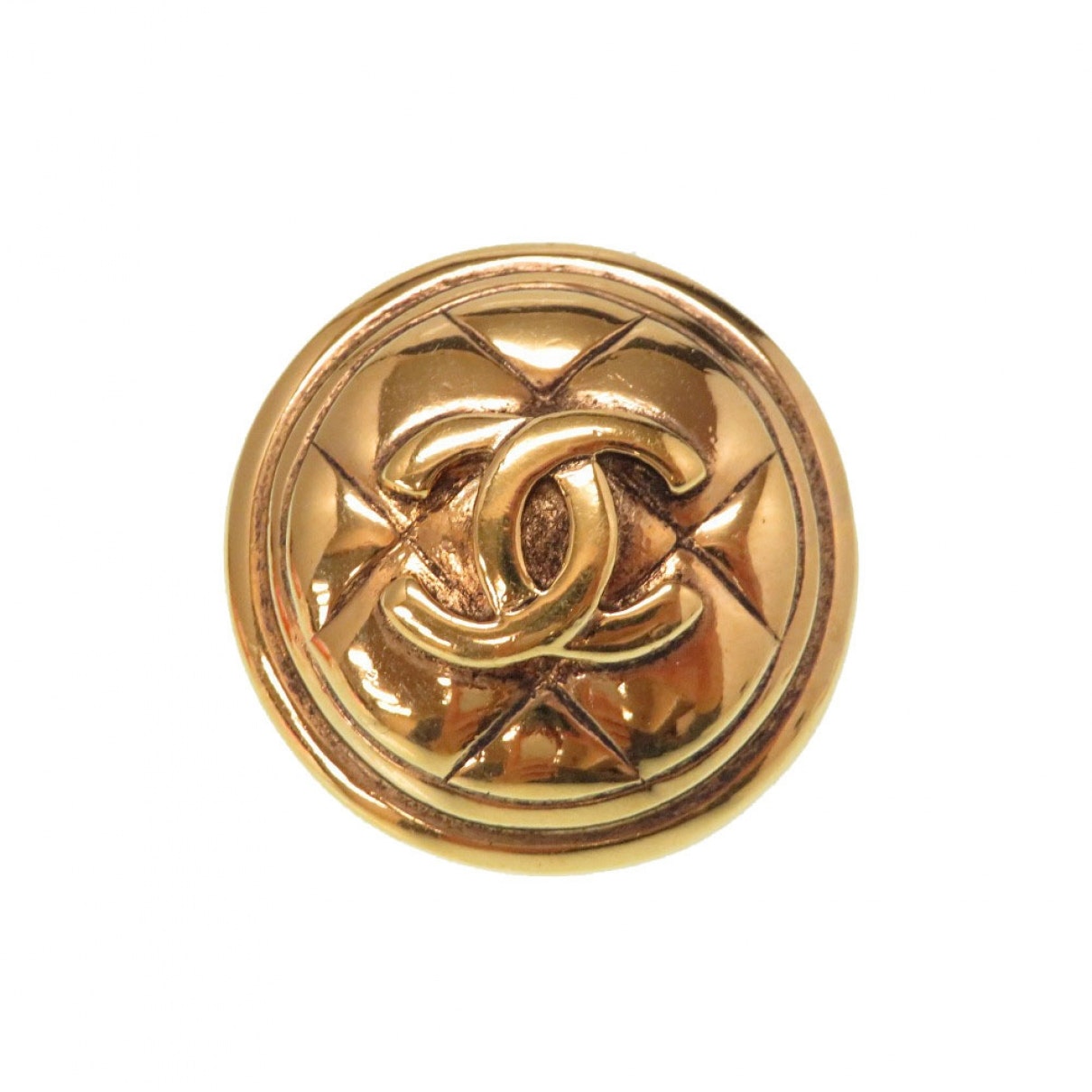 Chanel CC Gold Metal Pins & Brooches