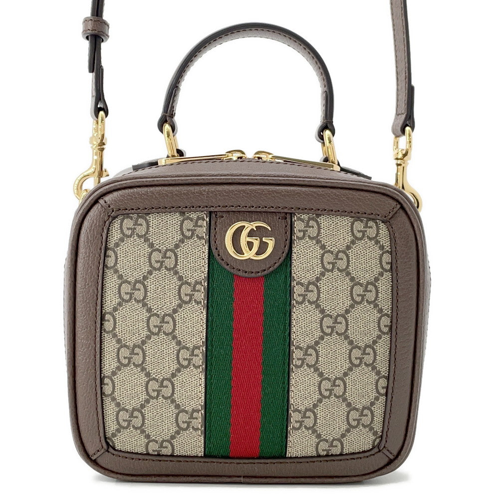 Gucci GG Supreme Ophidia Brown772157 GG Leather Travel Bag