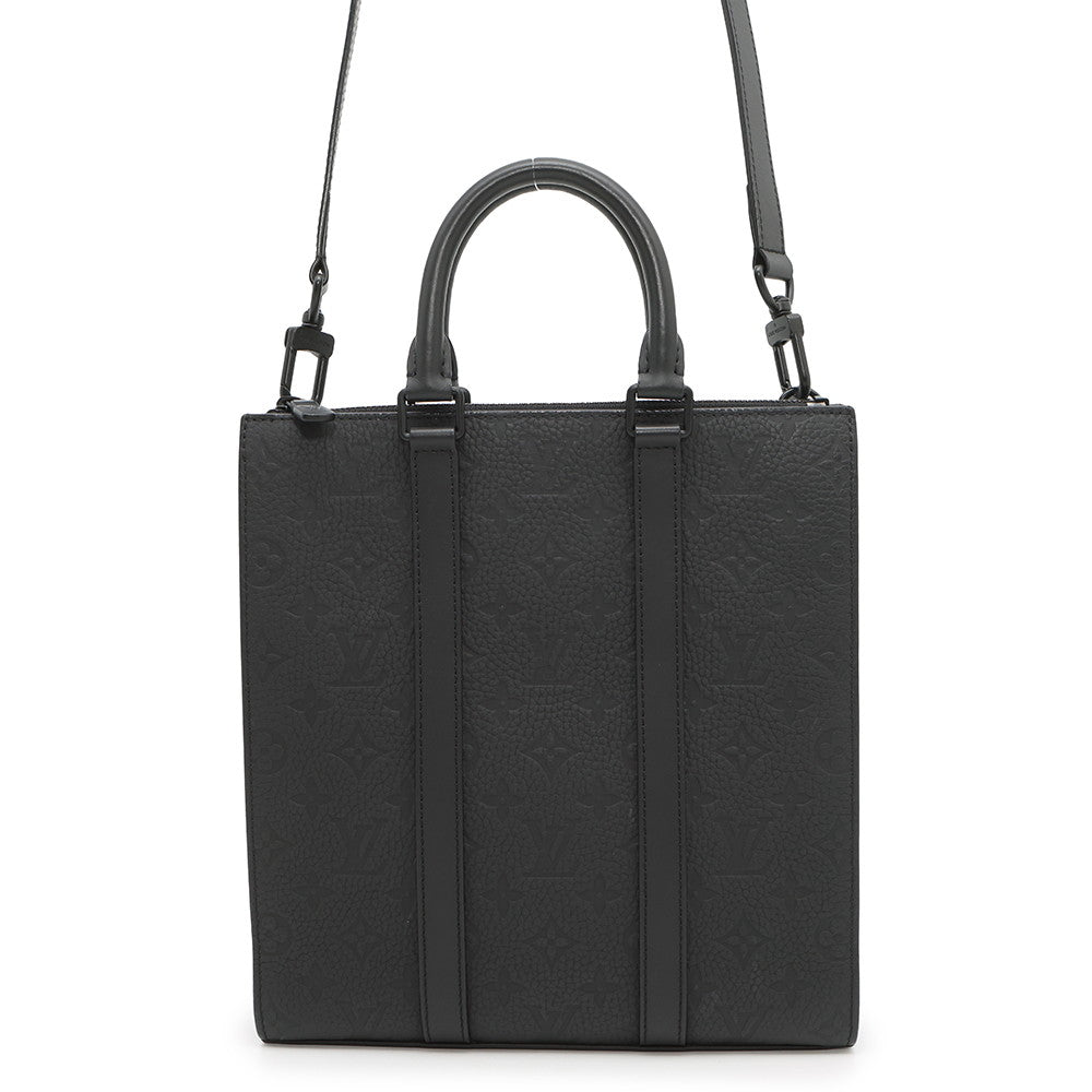 Louis Vuitton Sac Plat NoirM21884 ・Taurillon Monogram Handbag