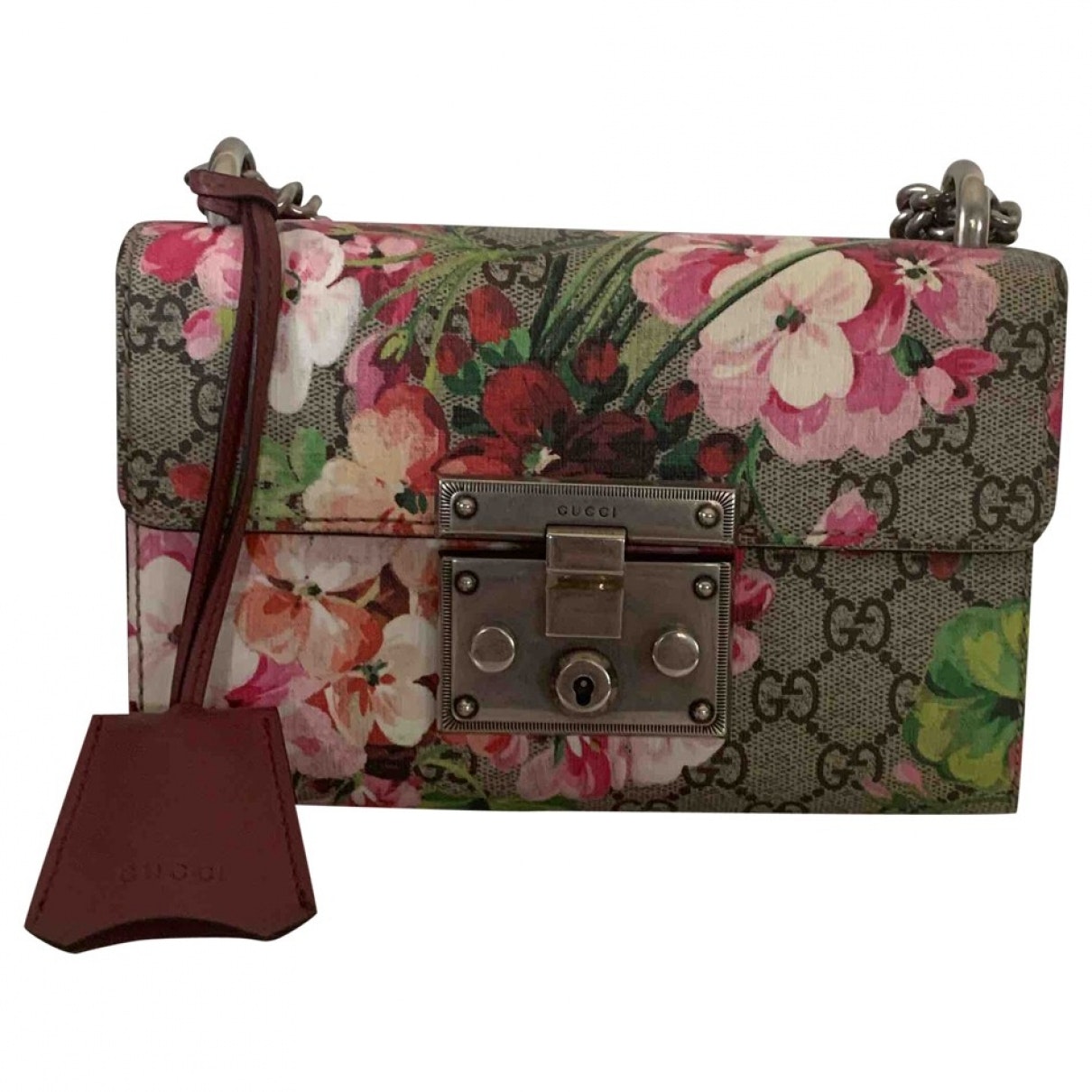 Gucci grey cloth handbag