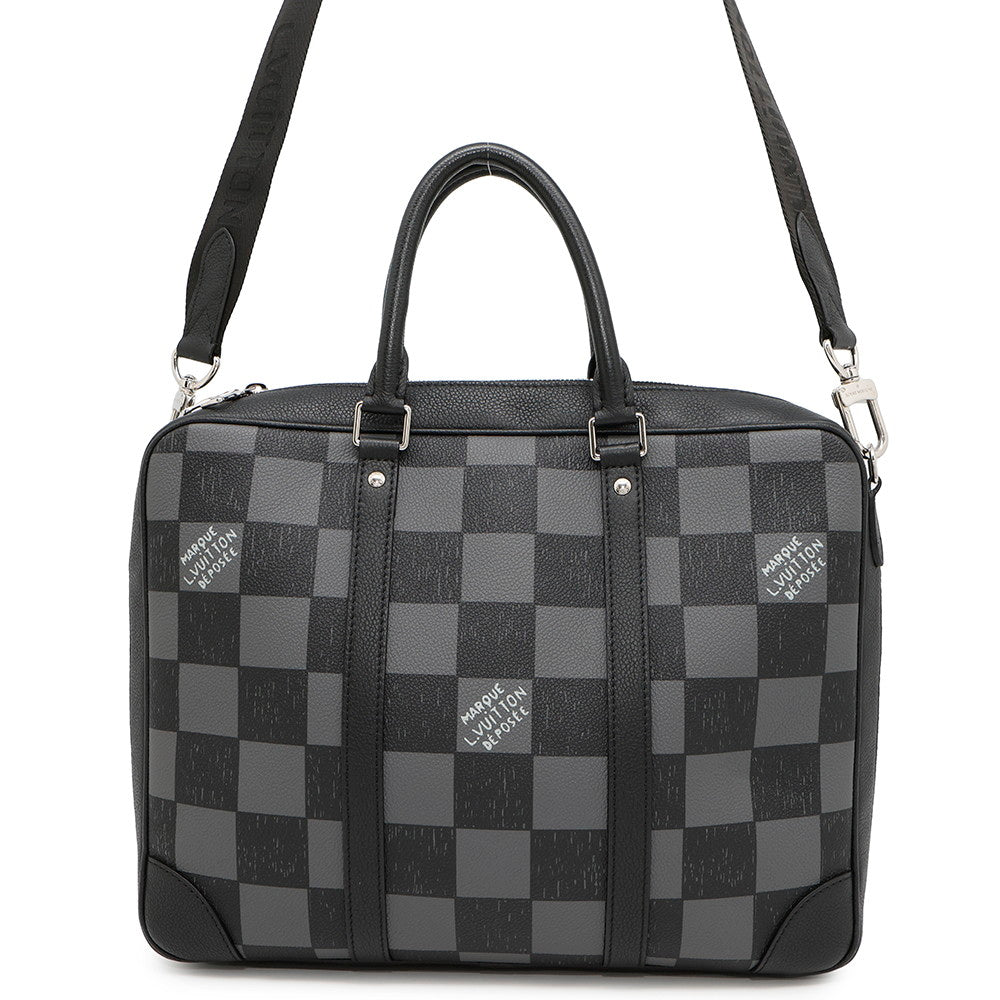 Louis Vuitton Sirius・Briefcase NoirN50072 Pattern Capsule Collection Damier Hat