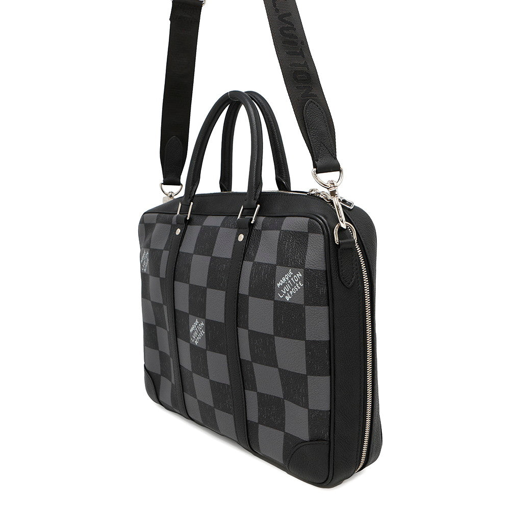 Louis Vuitton Sirius・Briefcase NoirN50072 Pattern Capsule Collection Damier Hat