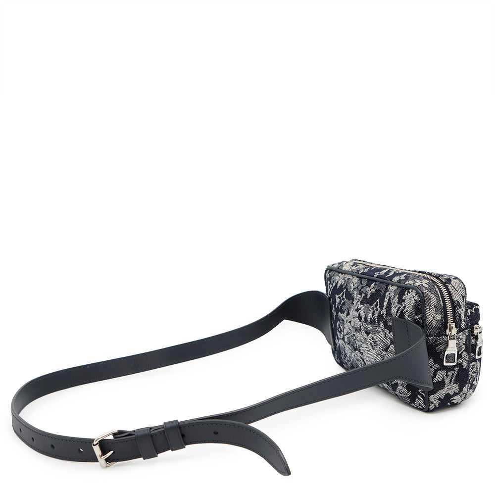 Louis Vuitton Bumbag Outdoor NavyM57281 Tapestry Monogram Handbag