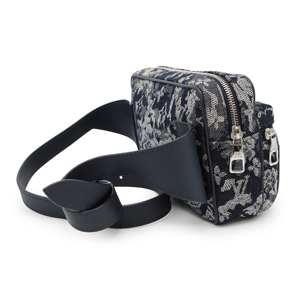 Louis Vuitton Bumbag Outdoor NavyM57281 Tapestry Monogram Handbag