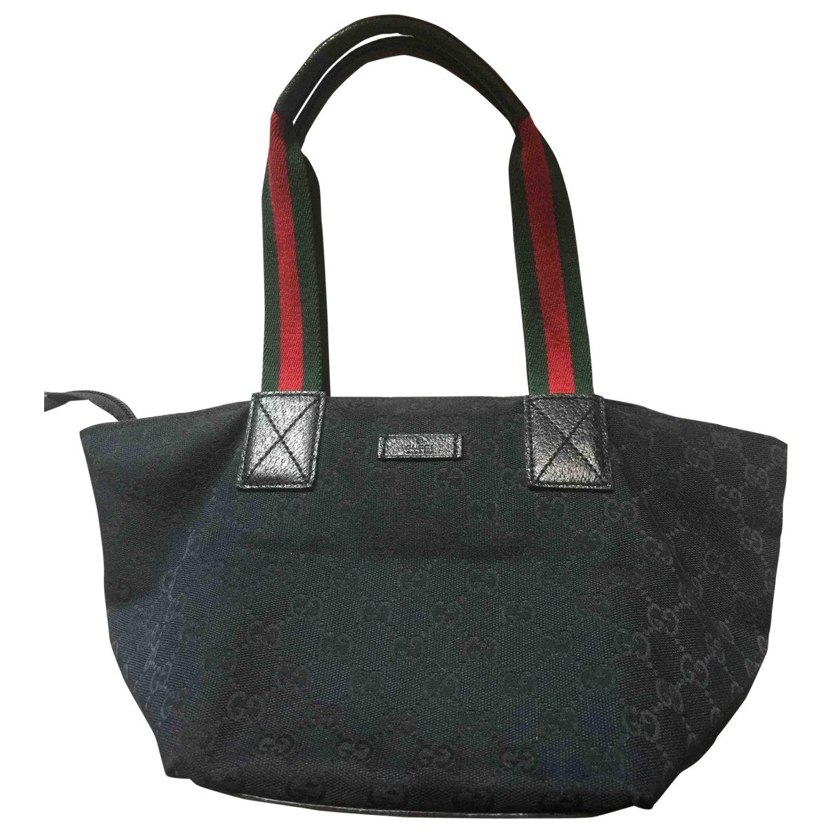 Gucci black cloth handbag