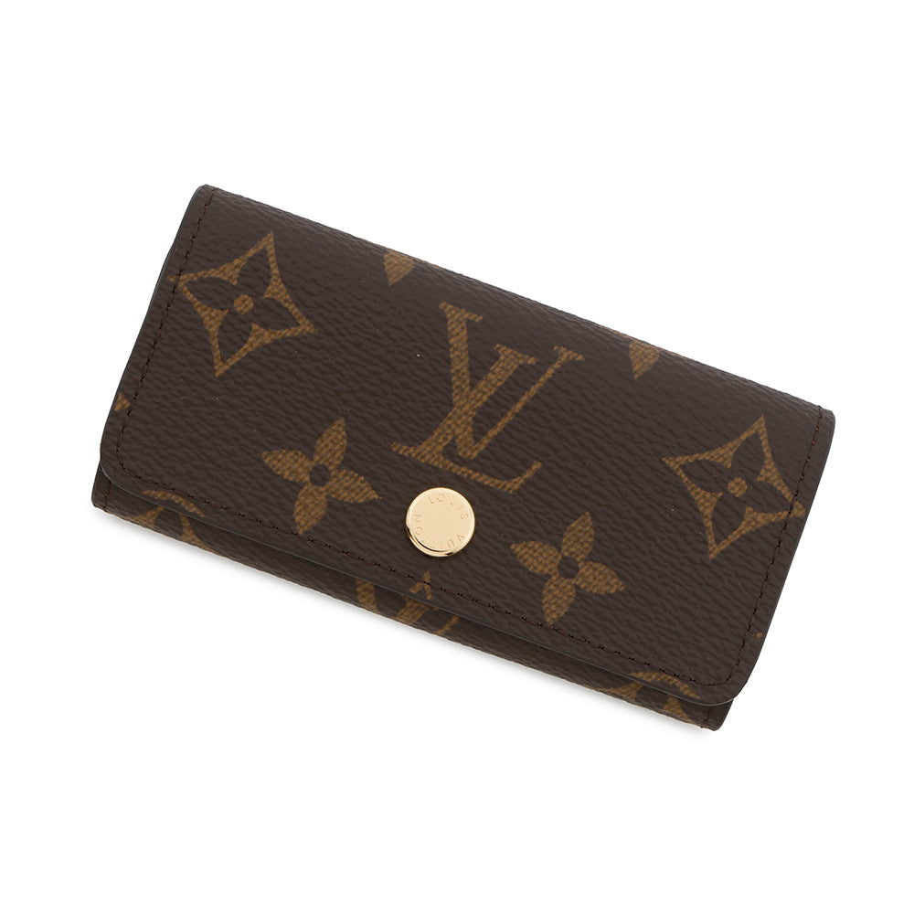 Louis Vuitton Multicles4 BrownM69517 Monogram Key Case Wallet Case 2