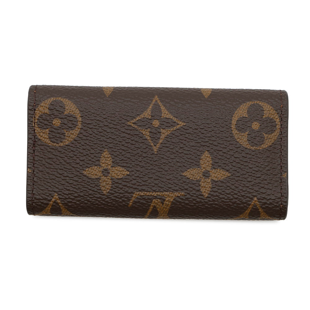 Louis Vuitton Multicles4 BrownM69517 Monogram Key Case Wallet Case 2