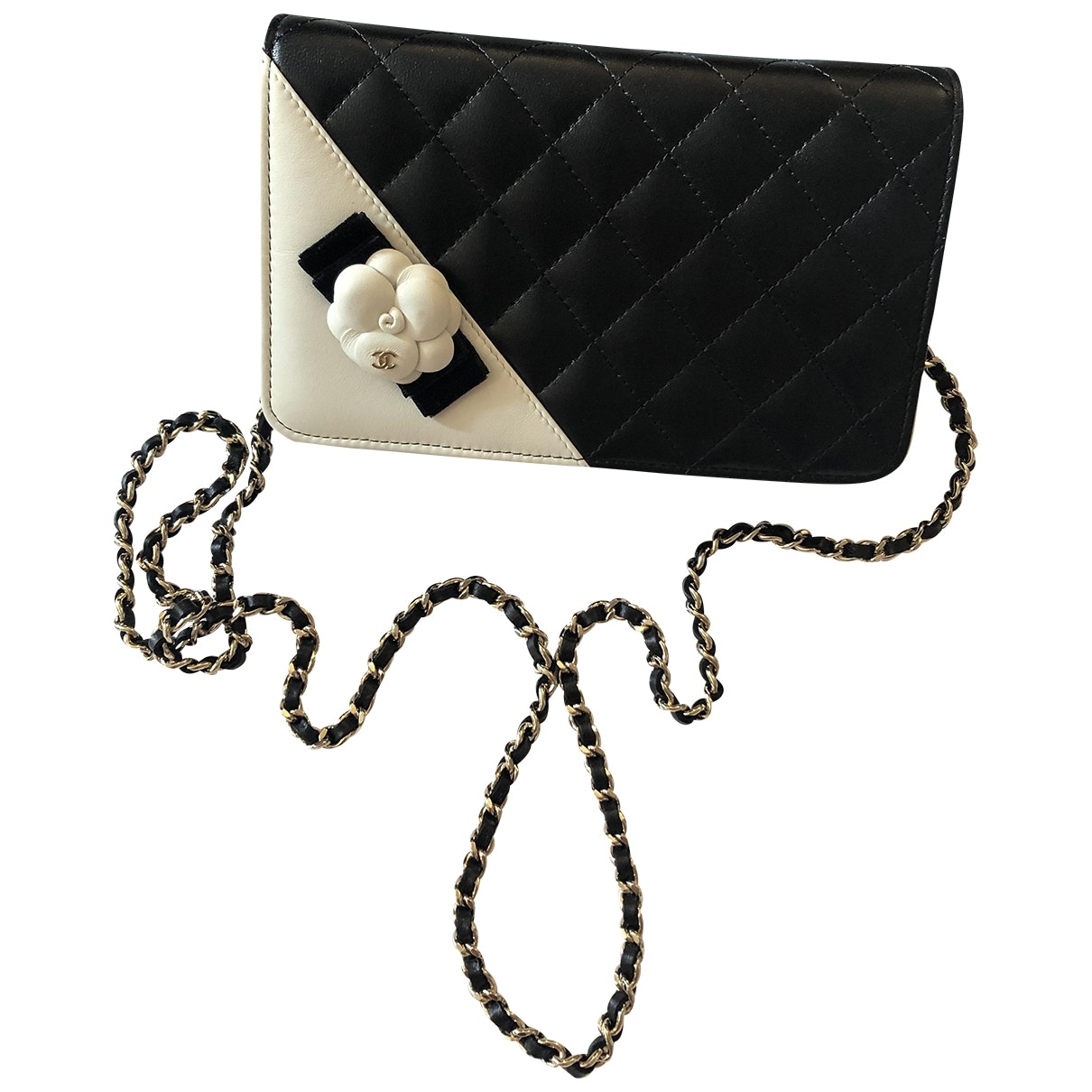 Chanel Wallet on Chain Black Leather Handbag