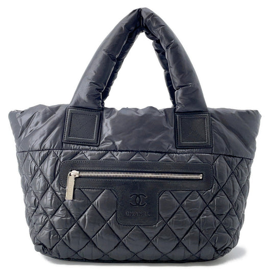 Chanel Coco Cocoon BlackA48610 Nylon PM Tote Bag