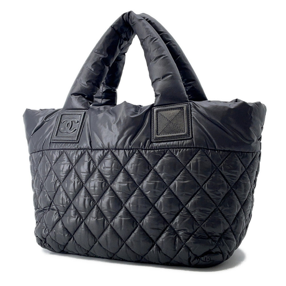 Chanel Coco Cocoon BlackA48610 Nylon PM Tote Bag