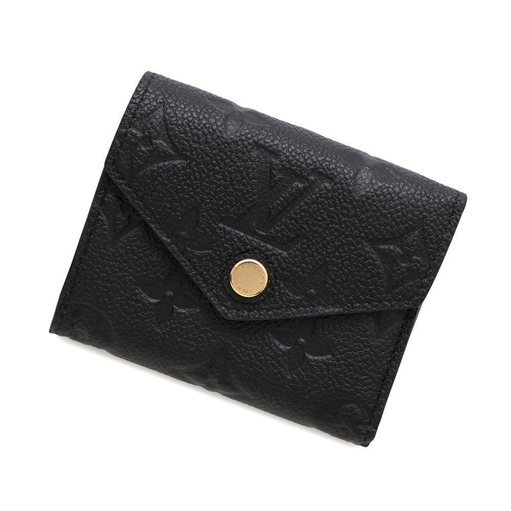 Louis Vuitton Portefeuille Zoe NoirM62935 Monogram Leather Empreinte Handbag