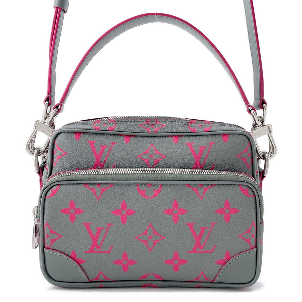 Louis Vuitton Nile PinkM15024 ・Glow Monogram Gray Handbag