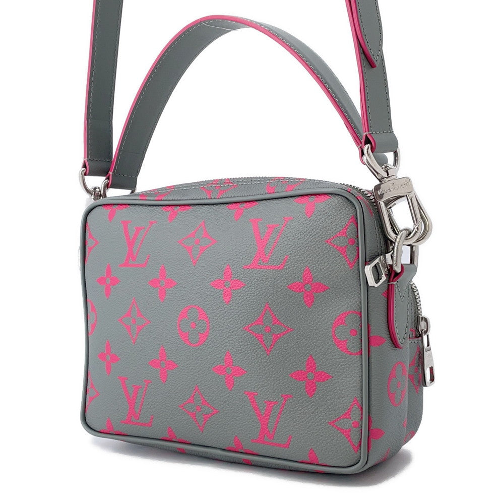 Louis Vuitton Nile PinkM15024 ・Glow Monogram Gray Handbag
