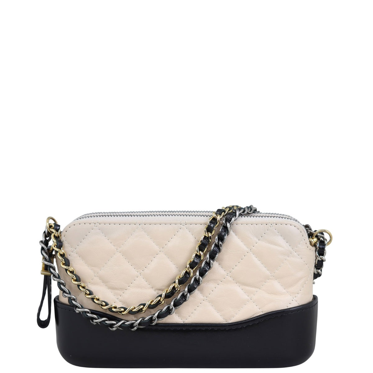 Chanel Gabrielle Clutch with 25 Series White Chain Clutch Bag