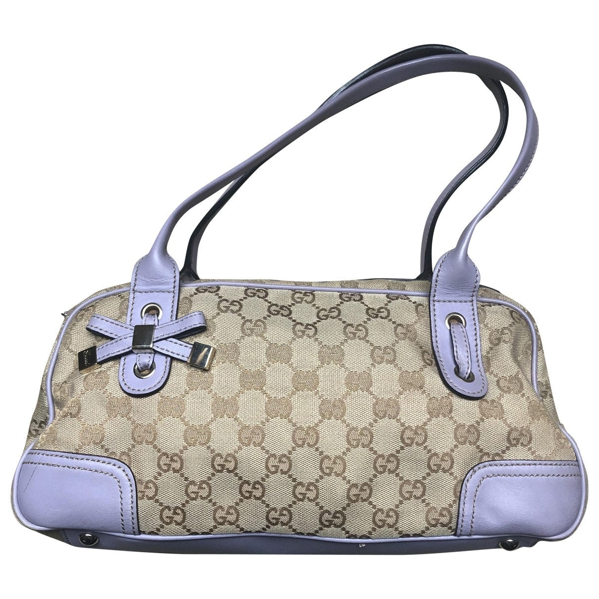 Gucci beige cotton handbag