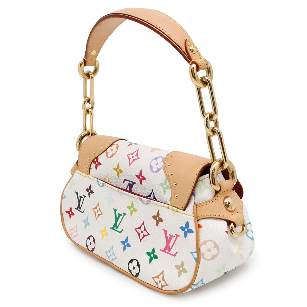 Louis Vuitton Marilyn Blanc RedM40127 ・ Monogram Multicolor Handbag