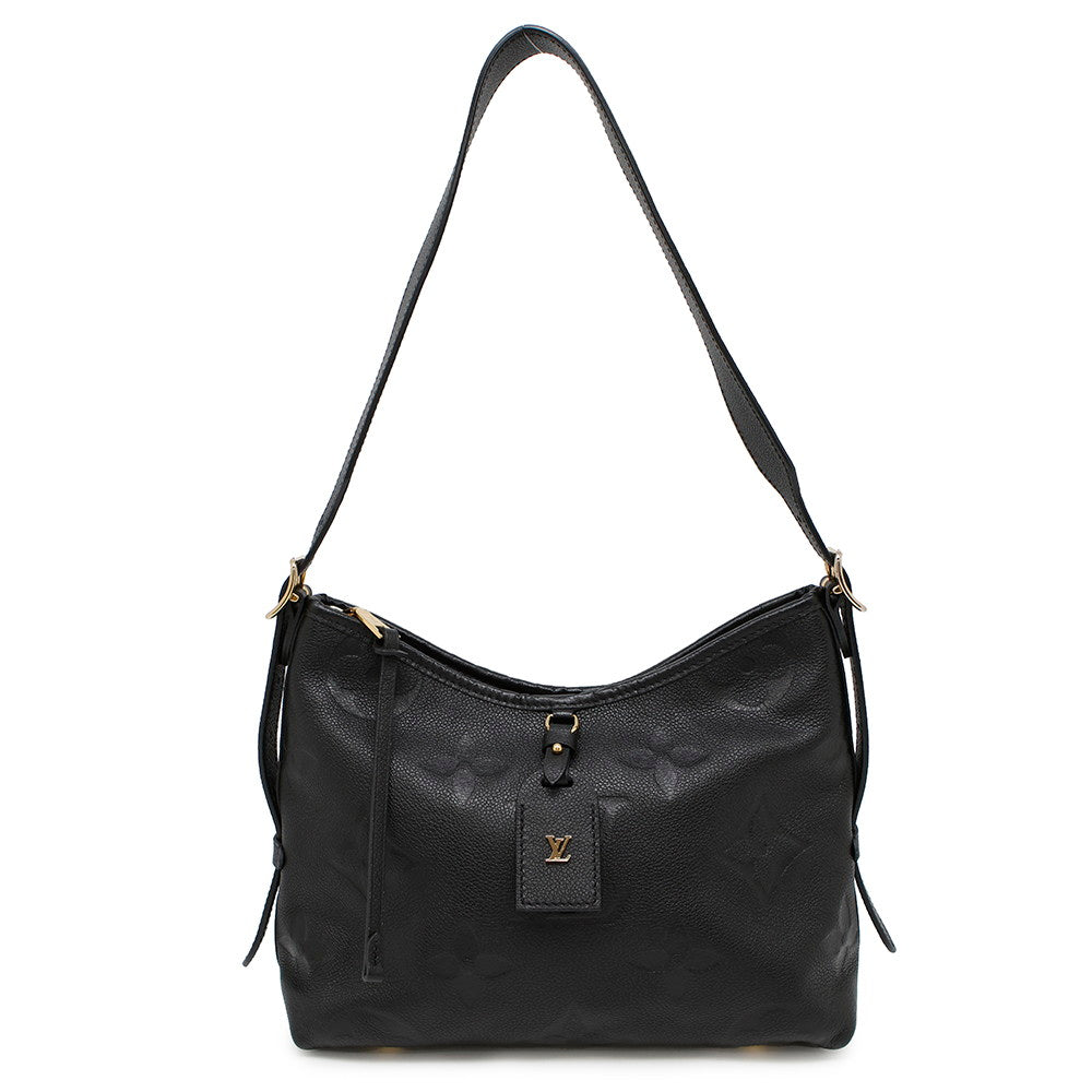 Louis Vuitton Carryall Zip NM BlackM46288 Monogram Empreinte Leather Handbag