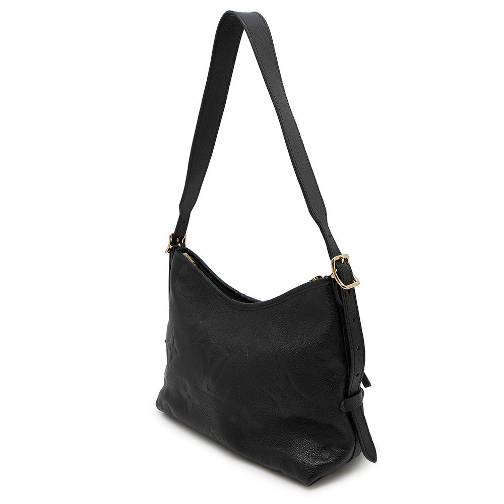Louis Vuitton Carryall Zip NM BlackM46288 Monogram Empreinte Leather Handbag